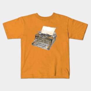 Vintage Typewriter - Vintage Objects - Gifts for writers. Kids T-Shirt